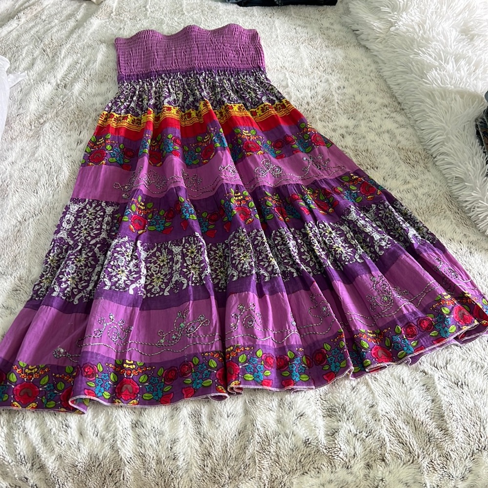 Gorgeous Tube loose boho dress medium